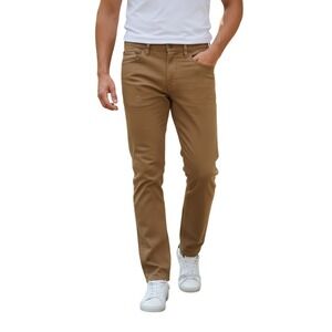 Levi Strauss 513 Jeans Brown Tan Slim Fit Mens W32 L32 Cotton Blend‎